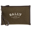 Picture of BALLY Men's Benery Logo Clutch Bag - Deep Moss