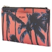 Picture of SAINT LAURENT Men's Dip-Dye Palm Printed Nylon Bill Pouch