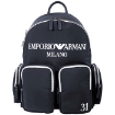 Picture of EMPORIO ARMANI Men's Navy Logo Print Studio Backpack