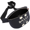 Picture of BALLY Men's Midnight / Palladio Flynos Nylon Bum Bag