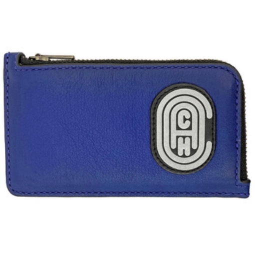 Picture of COACH L-zip Card Case With Reflective Logo Patch