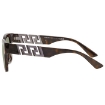 Picture of VERSACE Green Monogram Silver Rectangular Men's Sunglasses