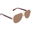 Picture of GUCCI Brown Pilot Men's Sunglasses