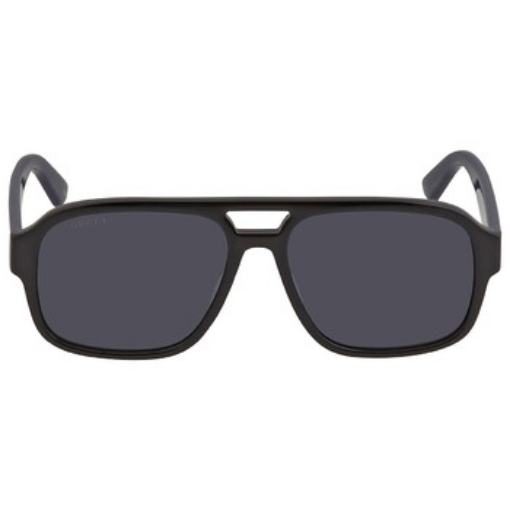 Picture of GUCCI Grey Pilot Men's Sunglasses