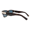 Picture of DIOR Blue Mirror Logo Square Men's Sunglasses