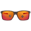 Picture of OAKLEY Portal X Prizm Ruby Polarized Rectangular Men's Sunglasses