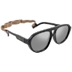 Picture of GUCCI Silver Mirrored Pilot Men's Sunglasses