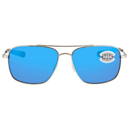 Picture of COSTA DEL MAR CANAVERAL Blue Mirror Polarized Glass Titanium Men's Sunglasses