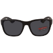 Picture of PRADA LINEA ROSSA Grey Square Men's Sunglasses