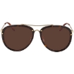 Picture of GUCCI Brown Pilot Men's Sunglasses