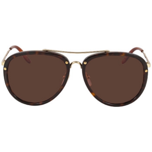 Picture of GUCCI Brown Pilot Men's Sunglasses