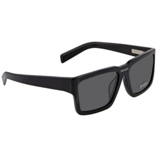 Picture of PRADA Dark Grey Rectangular Men's Sunglasses