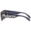 Picture of ALEXANDER MCQUEEN Brown Rectangular Men's Sunglasses