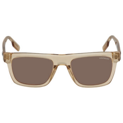 Picture of MONTBLANC Brown Square Men's Sunglasses