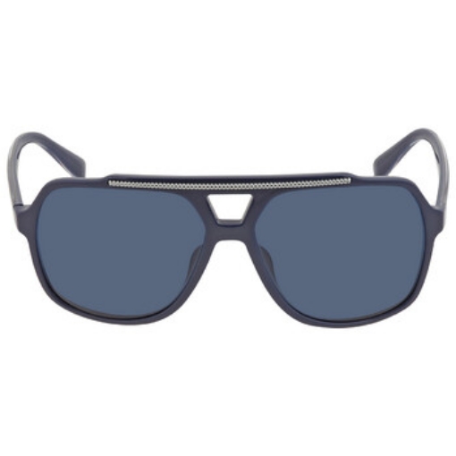 Picture of DOLCE & GABBANA Dark Blue Pilot Men's Sunglasses