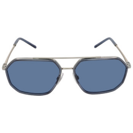 Picture of DOLCE & GABBANA Dark Blue Pilot Men's Sunglasses