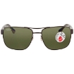 Picture of RAY-BAN Polarized Green Classic G-15 Square Men's Sunglasses