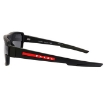 Picture of PRADA LINEA ROSSA Dark Grey Rectangular Men's Sunglasses