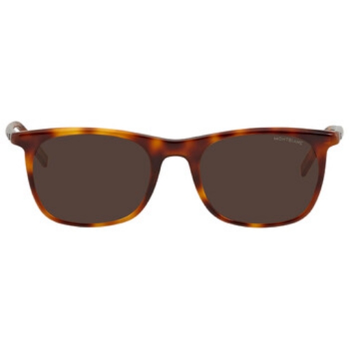 Picture of MONTBLANC Brown Square Men's Sunglasses