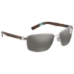 Picture of COSTA DEL MAR Ponce Silver Mirror Polarized Glass Rectangular Men's Sunglasses