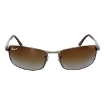 Picture of RAY-BAN Polarized Brown Gradient Rectangular Men's Sunglasses