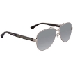 Picture of GUCCI Polarized Grey Pilot Men's Sunglasses