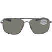 Picture of COSTA DEL MAR CANAVERAL Grey Polarized Glass Titanium Men's Sunglasses