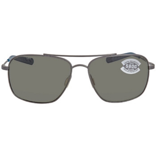 Picture of COSTA DEL MAR CANAVERAL Grey Polarized Glass Titanium Men's Sunglasses