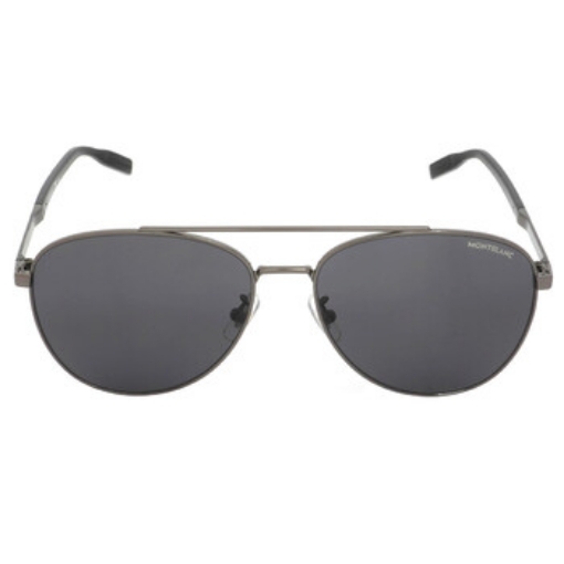 Picture of MONTBLANC Grey Pilot Men's Sunglasses