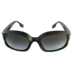 Picture of BURBERRY Milton Grey Gradient Oval Men's Sunglasses