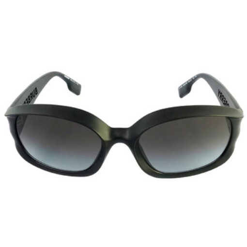 Picture of BURBERRY Milton Grey Gradient Oval Men's Sunglasses