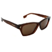 Picture of BURBERRY Kennedy Dark Brown Rectangular Men's Sunglasses