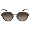 Picture of PRADA Brown Gradient Geometric Men's Sunglasses