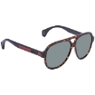 Picture of GUCCI Grey Green Pilot Men's Sunglasses GG0463S00358