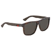 Picture of GUCCI Polarized Grey Square Men's Sunglasses