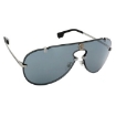 Picture of VERSACE Gray Mirrored Black Pilot Men's Sunglasses