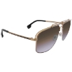 Picture of VERSACE Gray Gradient Brown Rectangular Men's Sunglasses