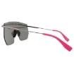 Picture of DIOR Smoke Mirror Logo Shield Men's Sunglasses