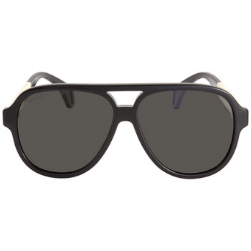 Picture of GUCCI GG0463 Grey Green Polarized Pilot Men's Sunglasses