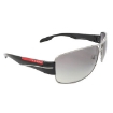 Picture of PRADA LINEA ROSSA Grey Gradient Rectangular Men's Sunglasses