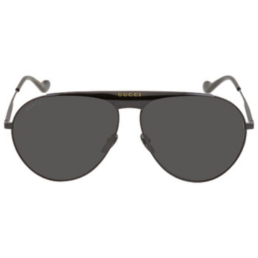 Picture of GUCCI Grey Pilot Men's Sunglasses