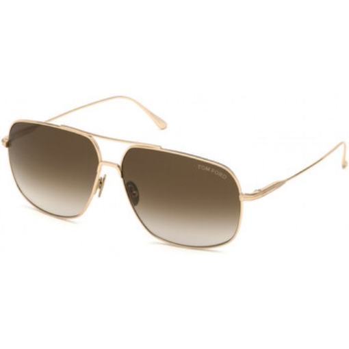 Picture of TOM FORD John Brown Gradient Navigator Titanium Men's Sunglasses