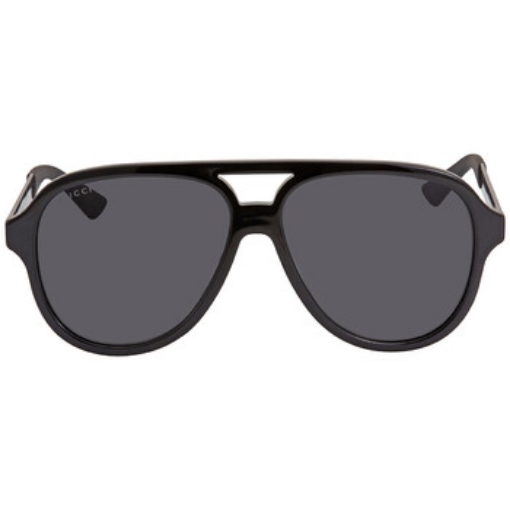 Picture of GUCCI Grey Pilot Men's Sunglasses