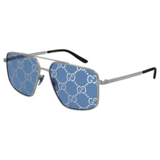 Picture of GUCCI Blue Logo Navigator Men's Sunglasses