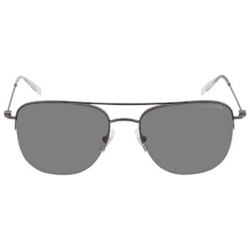 Picture of MONTBLANC Grey Pilot Men's Sunglasses