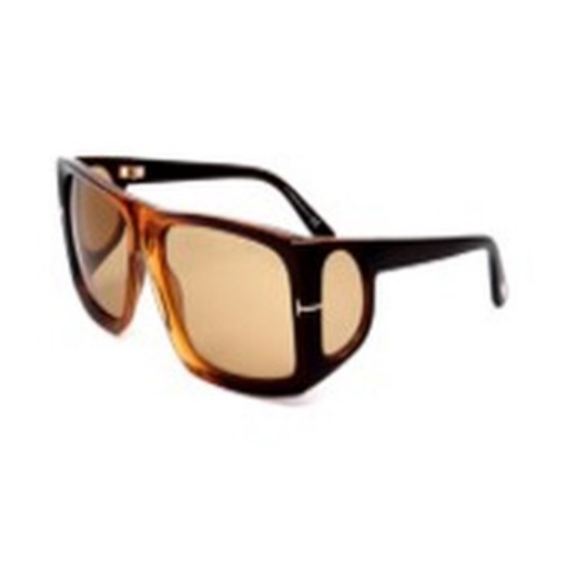 Picture of TOM FORD Rizzo Brown Browline Men's Sunglasses