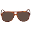 Picture of GUCCI Brown Pilot Men's Sunglasses