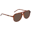 Picture of GUCCI Brown Pilot Men's Sunglasses