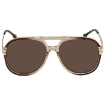 Picture of GUCCI Brown Pilot Men's Sunglasses