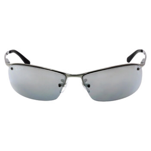 Picture of RAY-BAN Polarized Grey Gradient Mirror Wrap Men's Sunglasses